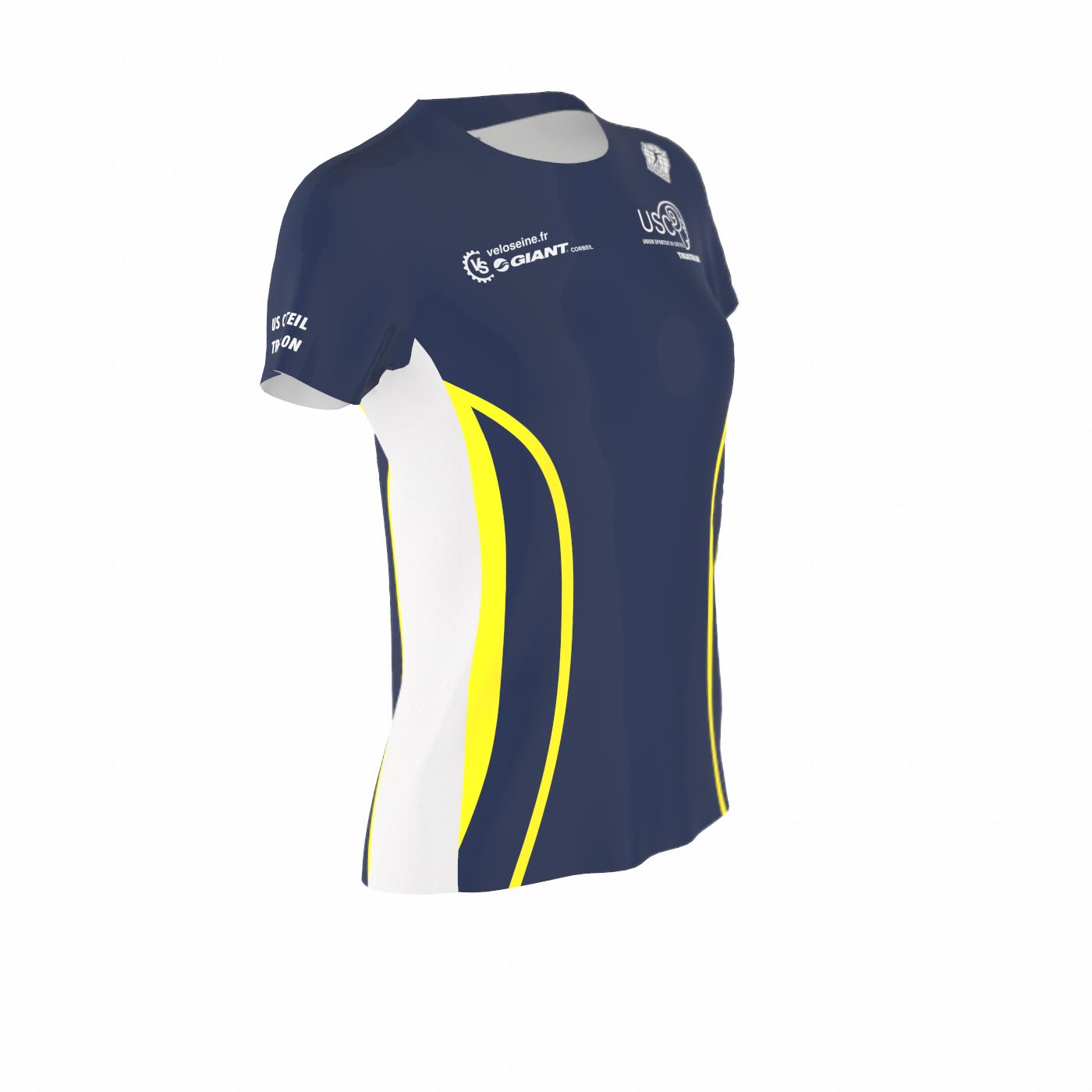 ATHLETICS T-shirt SS ROUND COLLAR - WOMEN